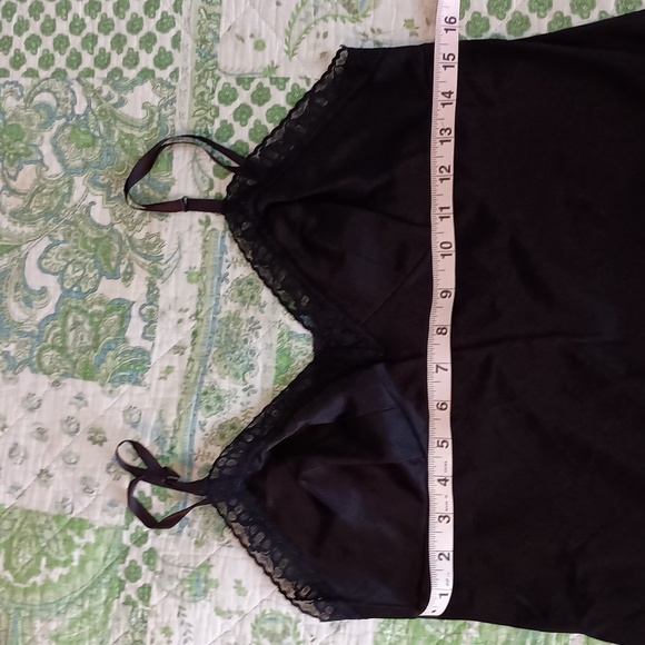 Vanity Fair black nightgown, Chemise sleepwear Size 36 or S - Picture 6 of 7